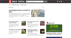 Desktop Screenshot of bibleportal.com