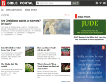 Tablet Screenshot of bibleportal.com